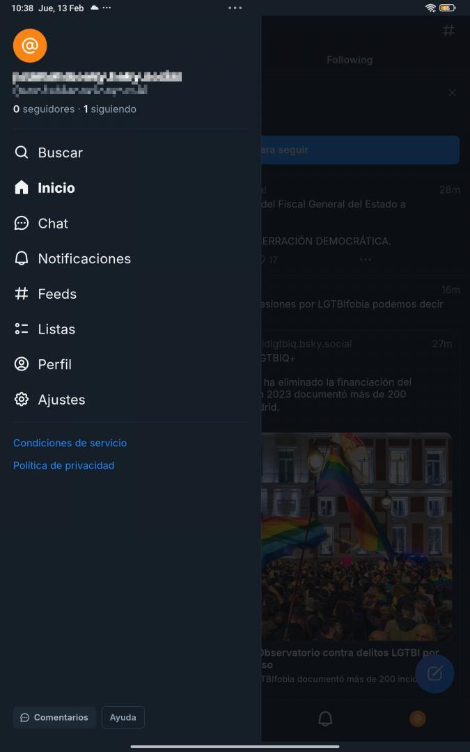 Menú líneas horizontales