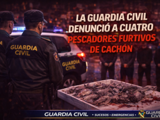 La Guardia Civil denunció el pasado fin de semana a cuatro pescadores furtivos