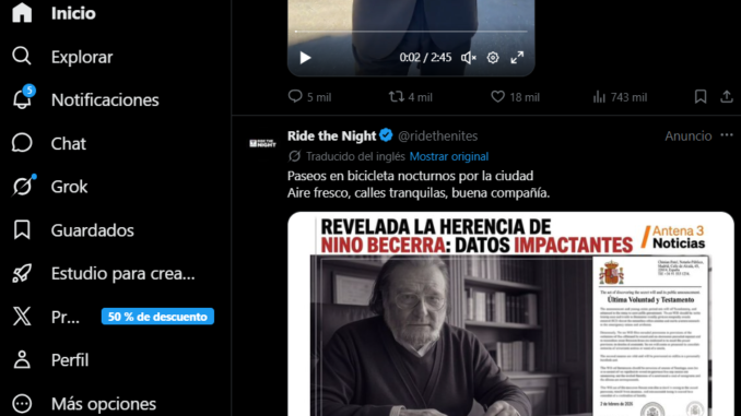 AI BOTRADYX LUX es otra clásica estafa difundida en Twitter que la @policia y @guardiacivil no atajan